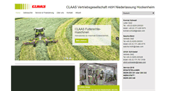 Desktop Screenshot of claas-hockenheim.de